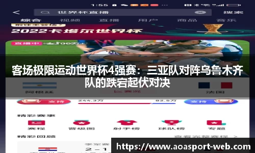 客场极限运动世界杯4强赛：三亚队对阵乌鲁木齐队的跌宕起伏对决